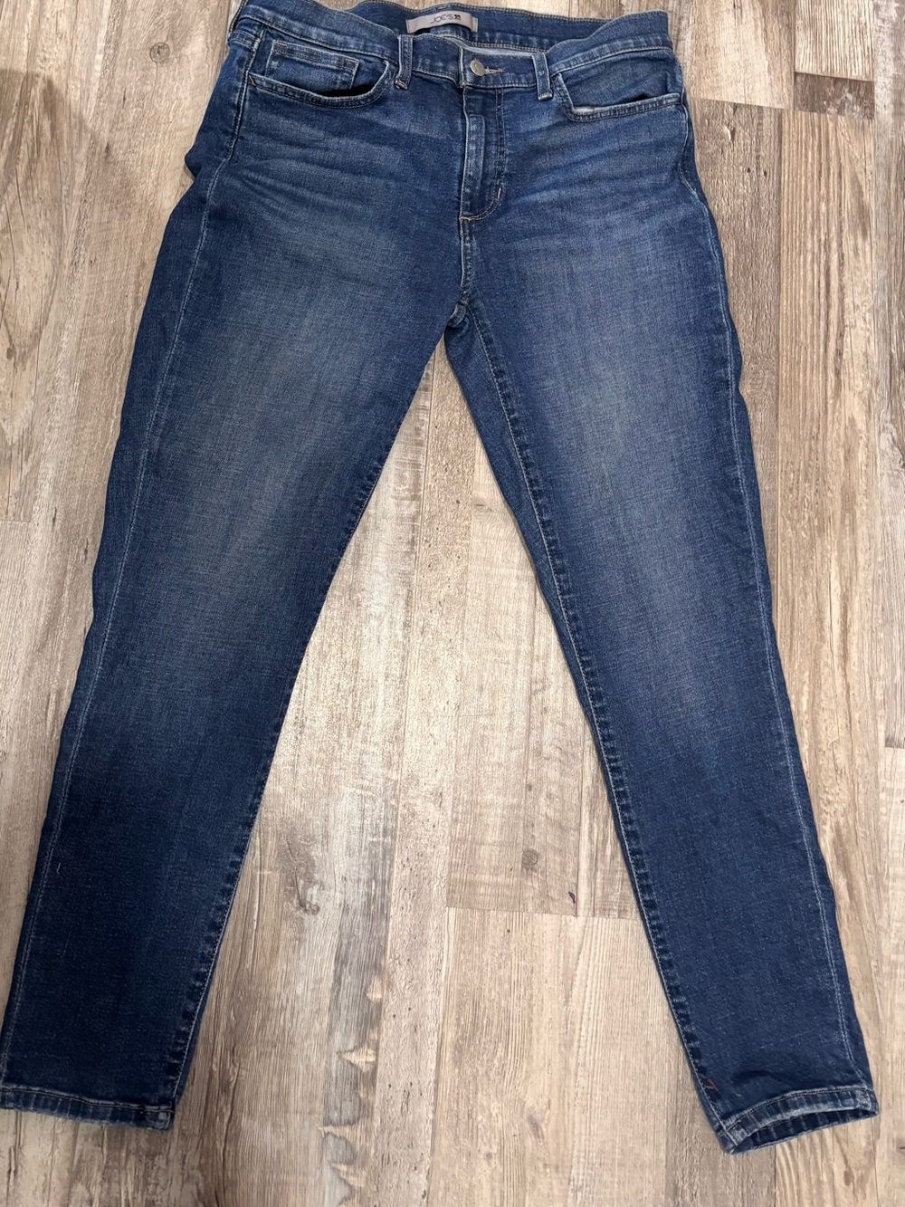 Joe’s Jeans Dark Blue Women's Stretch Skinny Mid Rise Jeans Size 32 Plus Size